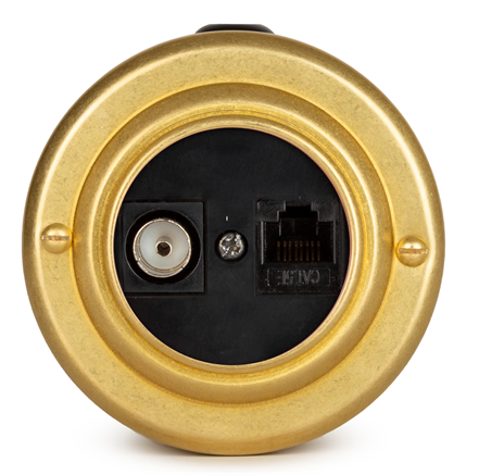 Розетка информационная RJ45+TV (CAT.5E), черная, GOLD VINTAGE-BRASS 40405-6