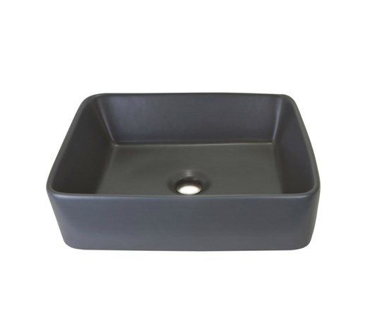 Раковина накладная умывальник SCANDI 1010-GM серая - фото 110015