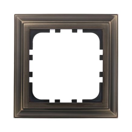 Рамка пластиковая 1-постовая Бронза LK80 LK STUDIO 894127