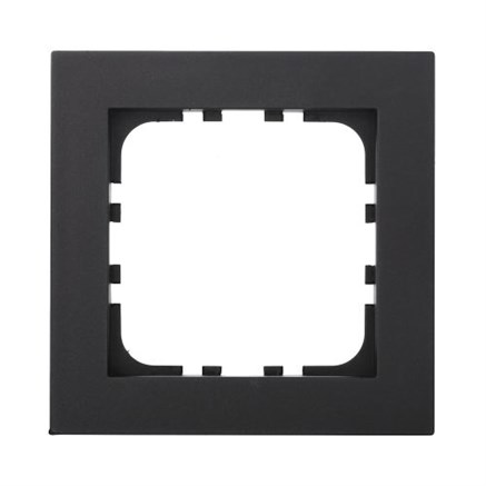 Рамка пластиковая 1-постовая черная LK80 LK STUDIO 844108