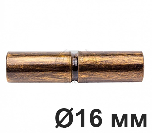 Ø 16 мм. муфта пластиковая соединительная для трубы, "Бронза" Bironi BTM1-16-25