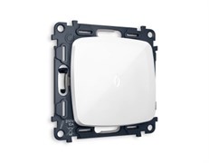 MO102035 Комплект механизма 1-кл проходного выключателя с подсветкой 5600K OMEGA Белый глянец QUANT (OP1020, VM105, G25W), AMBRELLA VOLT, MO102035