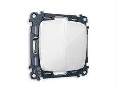 MO103020 Комплект механизма 2-кл проходного выключателя OMEGA Белый глянец QUANT (OP1030, VM120), AMBRELLA VOLT, MO103020
