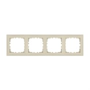 Рамка пластиковая 4-постовая бежевая LK60 LK STUDIO 864401