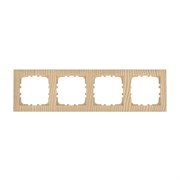 Рамка пластиковая 4-постовая сосна LK60 LK STUDIO 864425