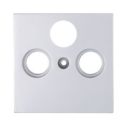 Накладка розетки TV+FM+SAT 2 (3) (серебро) LK80 845203