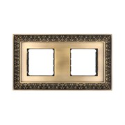 Рамка 2-постовая металлическая бронза LK45 LK STUDIO 854220