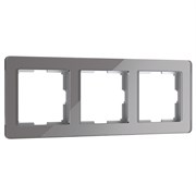 Рамка на 3 поста Acrylic (графит) W0032704