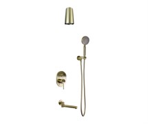 14582-501BR Душевой комплект встраиваемый SCANDI бронза, Bronze de Luxe