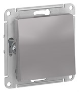 Алюминий Переключатель 1-клавишный, сх.6, 10АХ, механизм Systeme Electric AtlasDesign ATN000361