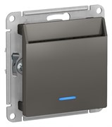 Сталь Переключатель карточный с задержкой времени, механизм Systeme Electric AtlasDesign ATN000967