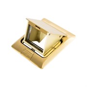 Люк в пол на 1.5 поста (45х45мм), (латунь) Экопласт LUK/1.5BR