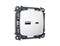 MO111010 Комплект механизма розетки OMEGA Белый глянец 2USB A+C 20W (быстрая зарядка) QUANT (OP1110, VM177), AMBRELLA VOLT, MO111010 - фото 107304