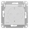 Aqua Бел Розетка с/з со шторками с крышкой, 16А, IP44, механизм Systeme Electric AtlasDesign ATN440146 - фото 74068