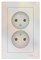 Жемчуг Розетка б/з двойная, 16А, в сборе Systeme Electric AtlasDesign ATN000420 - фото 74192