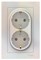 Жемчуг Розетка с/з двойная, 16А, в сборе Systeme Electric AtlasDesign ATN000424 - фото 74200