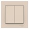 Беж Выключатель 2-клавишный сх.5, 10АХ, в сборе Systeme Electric AtlasDesign ATN000252 - фото 74379