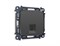 MO912010 Комплект механизма компьютерной розетки OMEGA Графит мягкое касание RJ-45(8P8C) CAT6 с шторкой QUANT (OP9120, VM188), AMBRELLA VOLT, MO912010 - фото 92770
